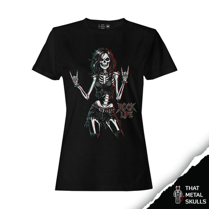 Playera That Metal Skulls: Rock Life Skull Vol. 4