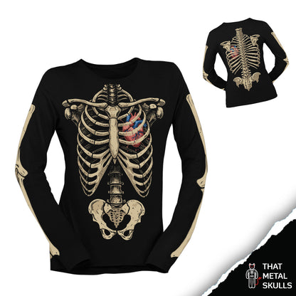 Playera That Metal Skulls: Skull Full Body
